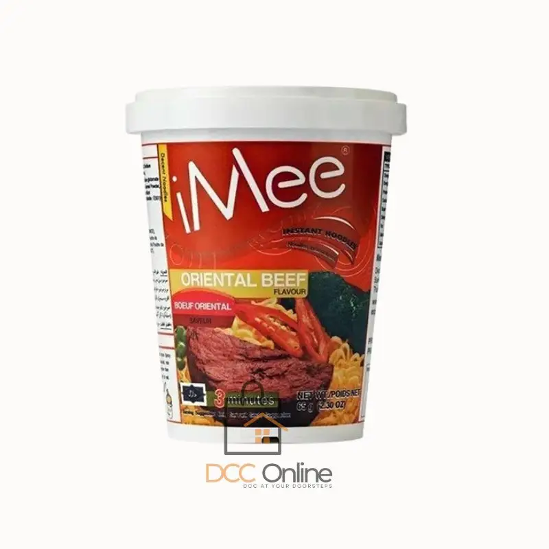 iMee Instant Cup Noodles Oriental Beef Flavour 65g