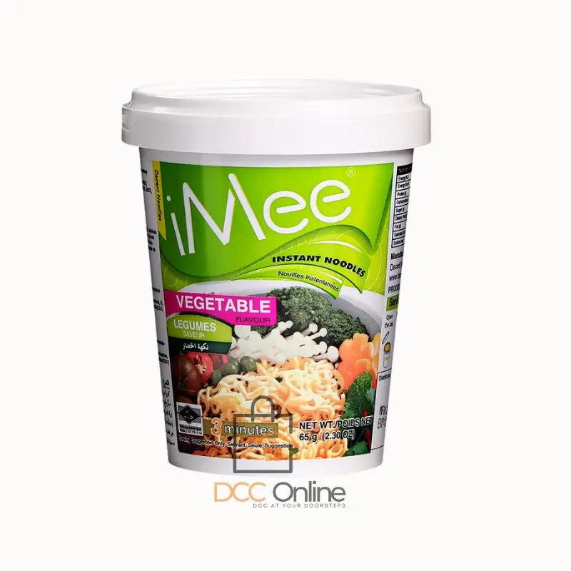 iMee Instant Cup Noodles Vegetable Flavour 65g