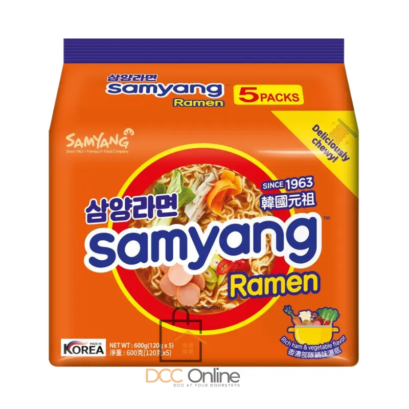Samyang Original Mild Hot Instant Ramen Noodles 600g Pack