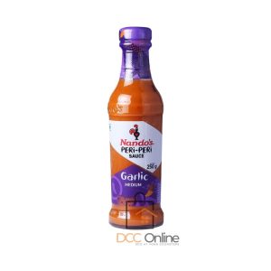 Nando's Garlic Peri-Peri Sauce Medium Heat 250g Glass Bottle