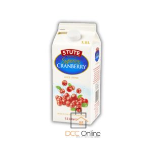 Stute Superior Cranberry Juice Drink 1.5L Premium Carton
