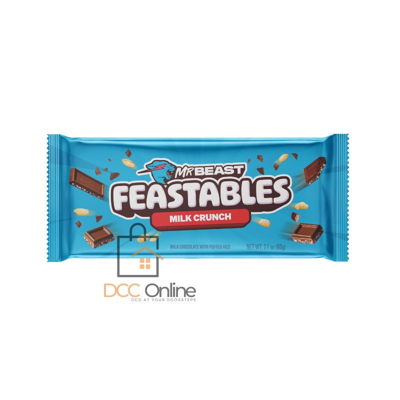 Feastables MrBeast Milk Chocolate Crunch Bar 60 g