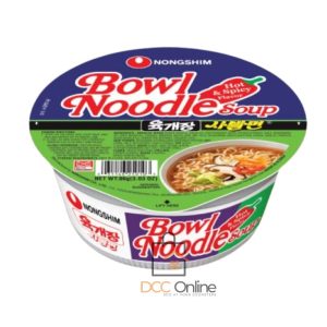Nongshim Bowl Noodle Soup Hot & Spicy Flavor