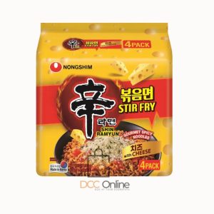 Nongshim Premium Shin Stir Fry Cheese Ramen 4 Pack