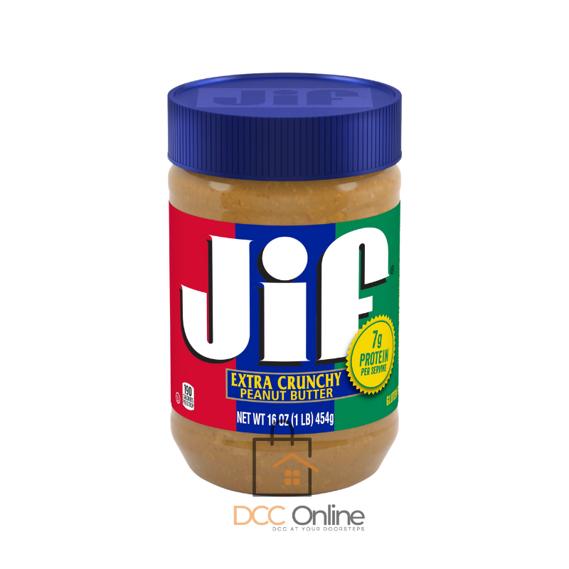 Jif Premium Extra Crunchy Peanut Butter 454g