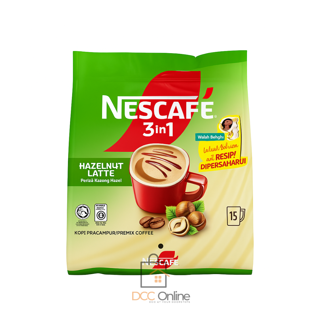 Nescafé 3in1 Hazelnut Latte Instant Premix Coffee