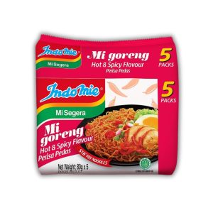 Indomie Premium Mi Goreng Hot and Spicy Noodles 5 Pack