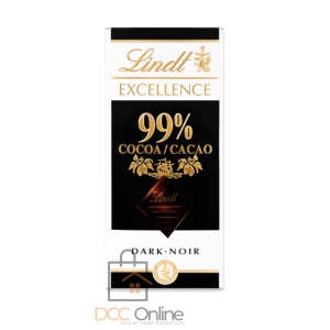 Lindt 99% Cocoa Dark Chocolate 50g