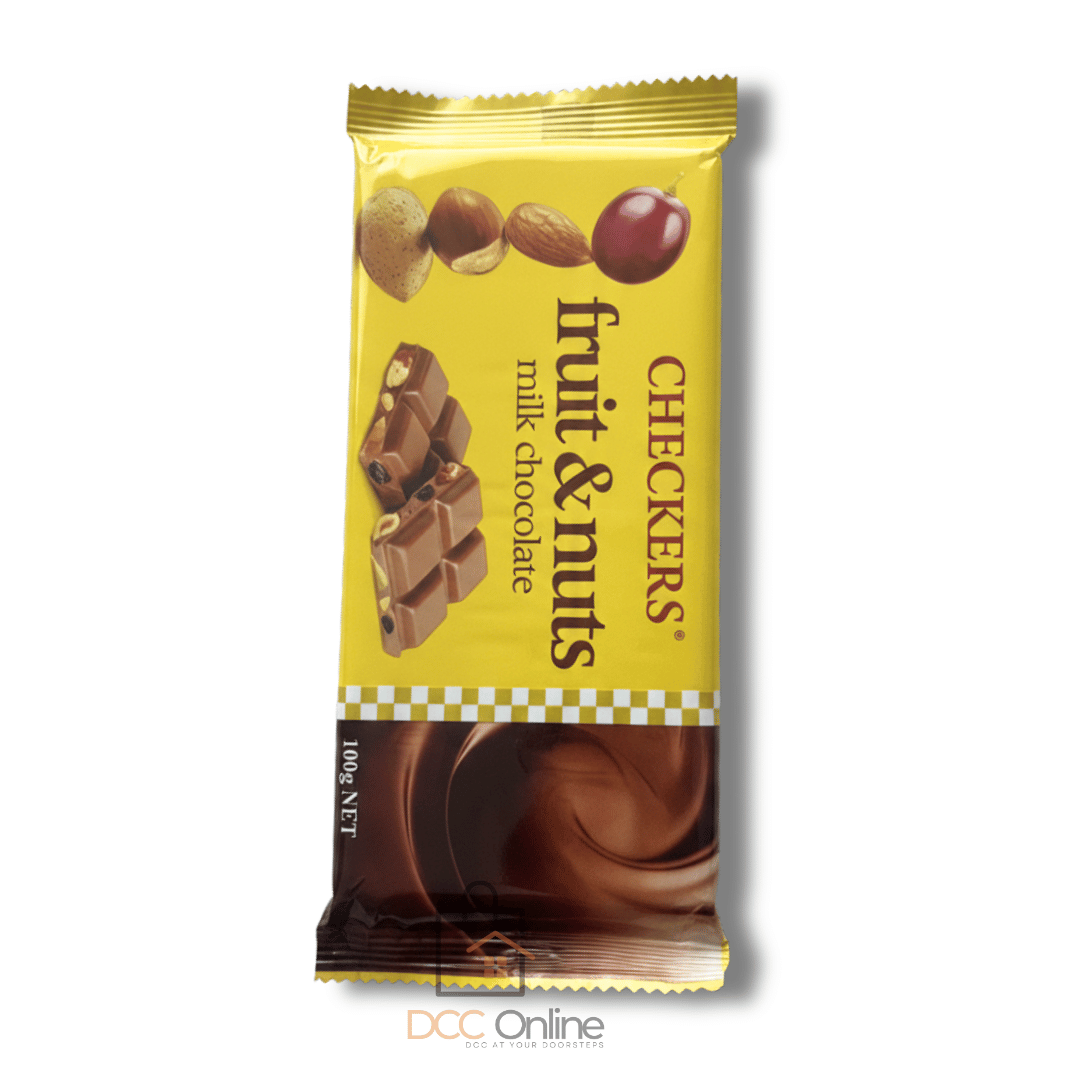 Checkers Fruit & Nuts Milk Chocolate Bar