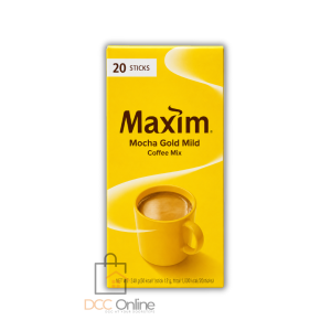 Maxim Mocha Gold Mild Korean Instant Coffee Mix (20 Sticks)