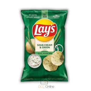 Lay's Sour Cream & Onion Potato Chips (6.5 oz 184.2g)