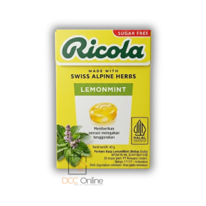 Ricola LemonMint Sugar-Free Herb Lozenges 40g – Swiss Alpine Herbs, Imported, Available in Bangladesh