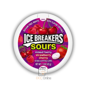 Ice Breakers Sours Mixed Berry,Strawberry & Cherry (1.5 oz / 42g),Ice Breakers Sours