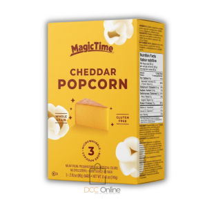 Magic Time Cheddar Microwave Popcorn , Delicious Whole Grain Snack